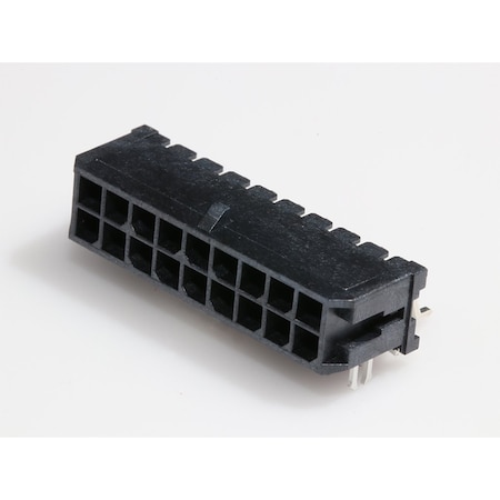Molex Microfit 3.0 RA SMT/Clip DR 15Au 18 Ckt 43045-1807